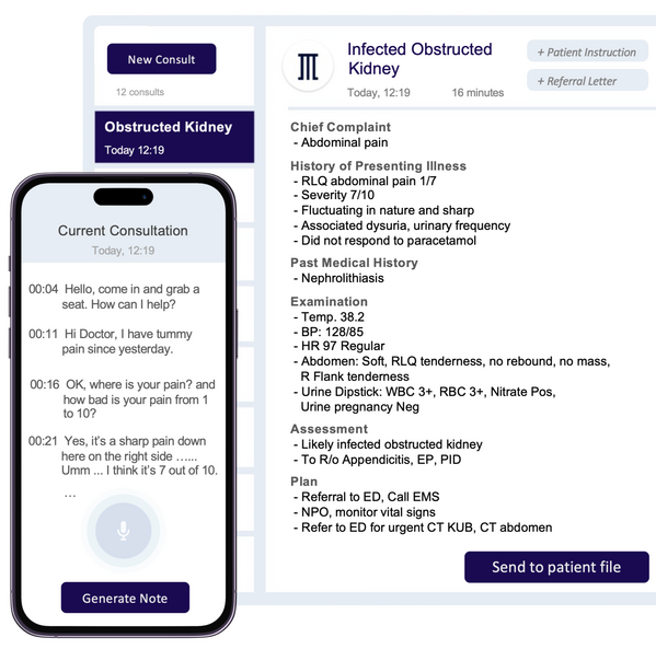 MEDILIT Medical AI Scribe