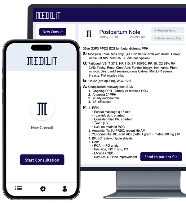 MEDILIT Medical AI Scribe