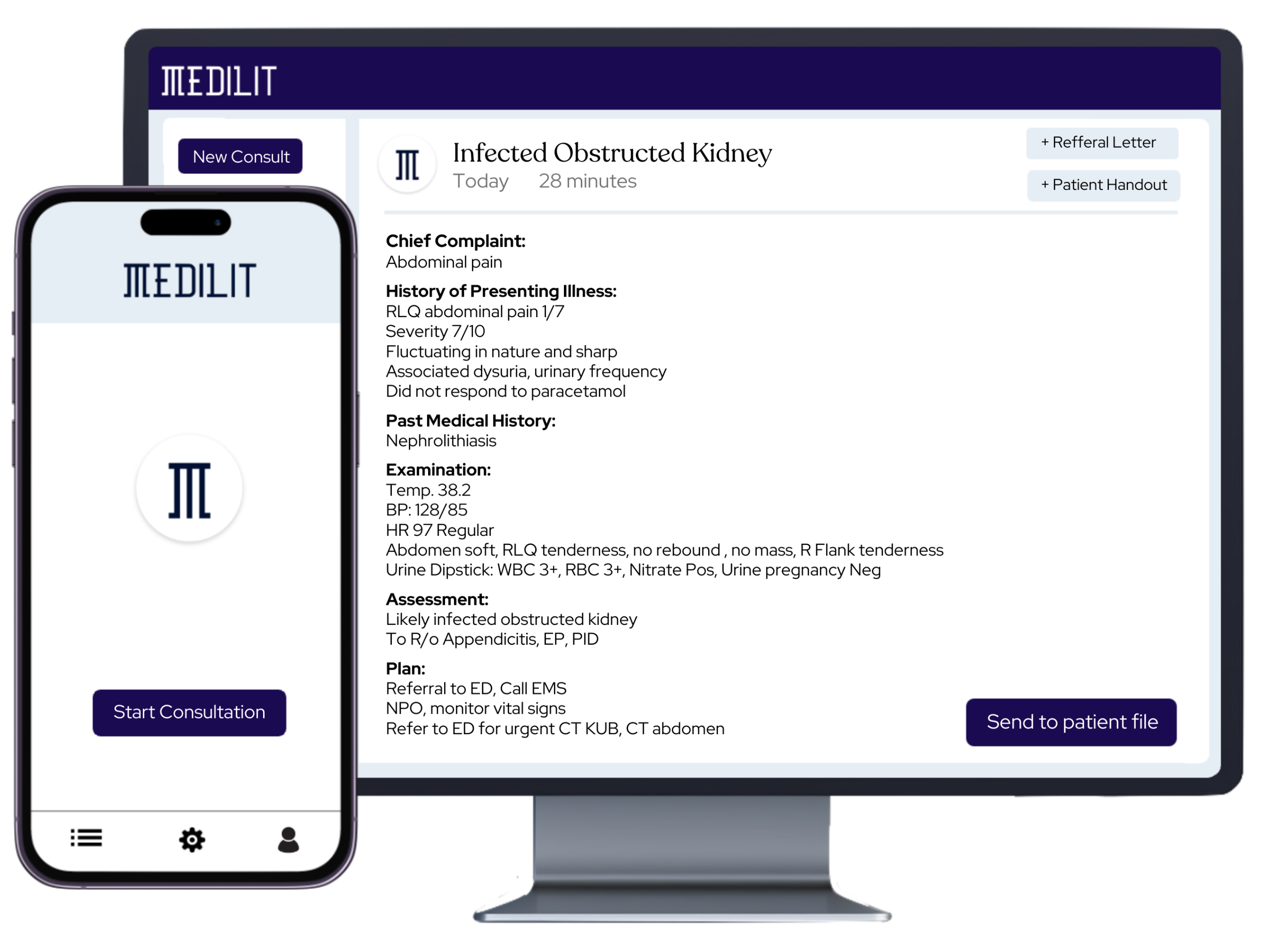 MEDILIT Medical AI Scribe